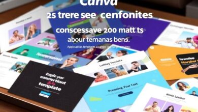 أفضل قوالب كانفا المجانية قابلة للتعديل 2025