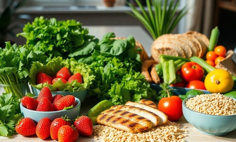 أسرار الحصول على رجيم صحي ومستدام 1 صورة لمأكولات صحية متنوعة