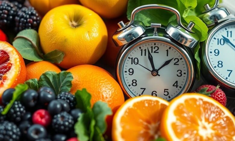 الصيام المتقطع: فوائده، أنواعه، وهل يناسبك؟ 1 ساعة ومجموعة فواكه وخضروات صحية